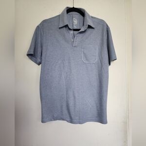 NWOT Land & Sea blue short sleeve polo size Medium